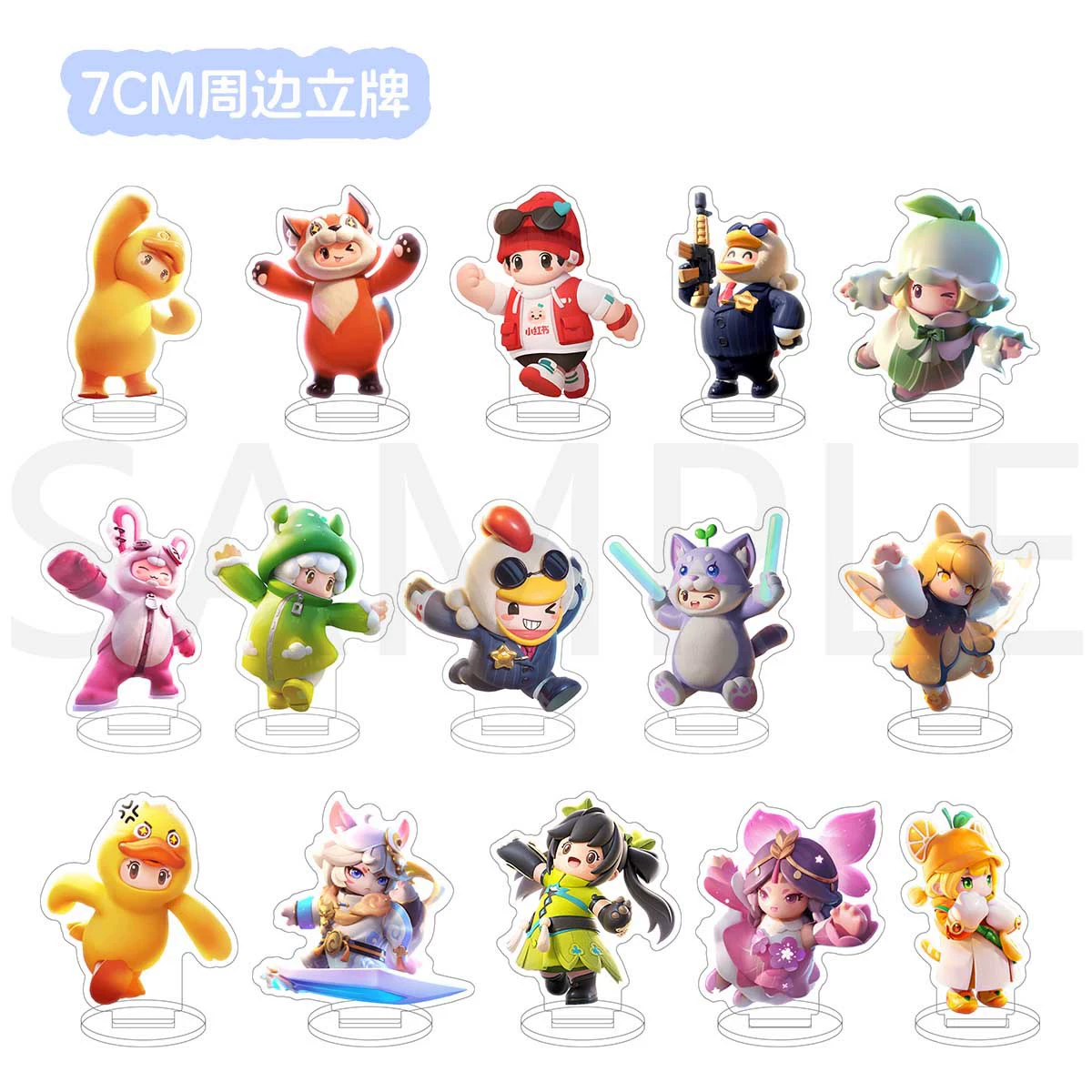Игровые периферийные аксессуары Yuanmeng Star Acrylic Movement Xiaoli Cute Cartang Manpan Показывают Сладкий Оранжевый Meow Sun Shangxiang
