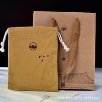 Beijing Yonghe original plus velvet bag incense ash glass bracelet same style cloth bag handbag thick version manufacturer wholesale