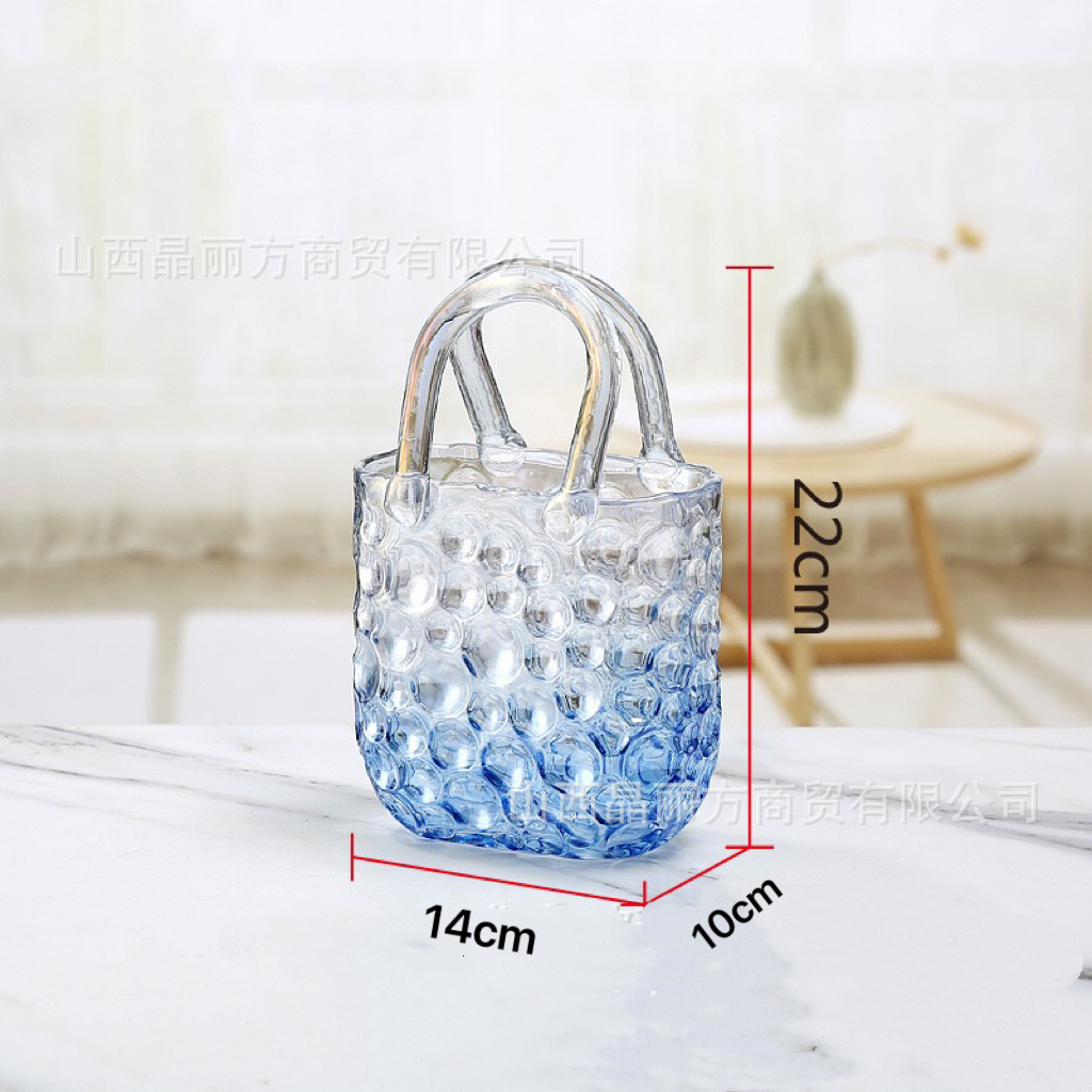 Bolsa de mano Dots Gradient Blue