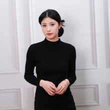 金韩za家毛衣女半高领打底衫冬季内搭打底上衣保暖羊毛衫可外包邮