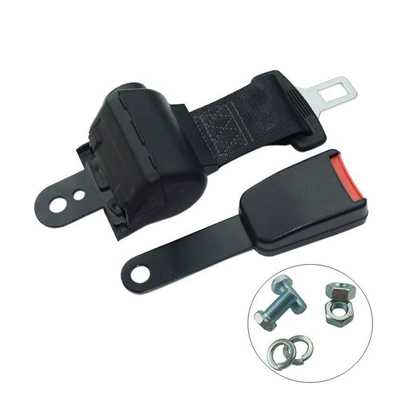 Golf cart safety belt Car seat belt - semi-closed-retractor-15cm-base-screw-accessories-set