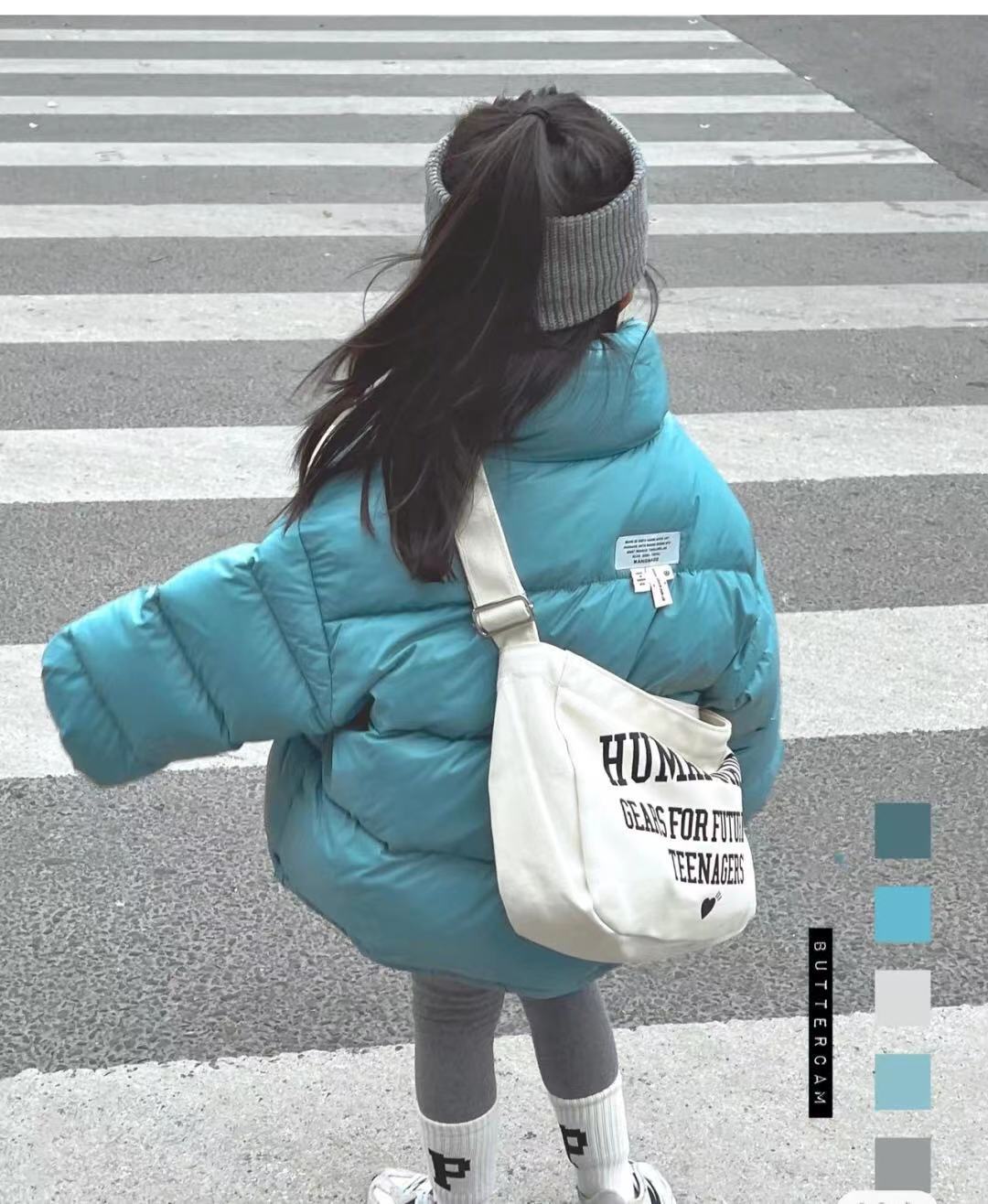 Nuovi vestiti invernali in cotone Edizione coreana Colletto in piedi Ragazzi Ragazze Bambini di piccole e medie dimensioni_voghion.com