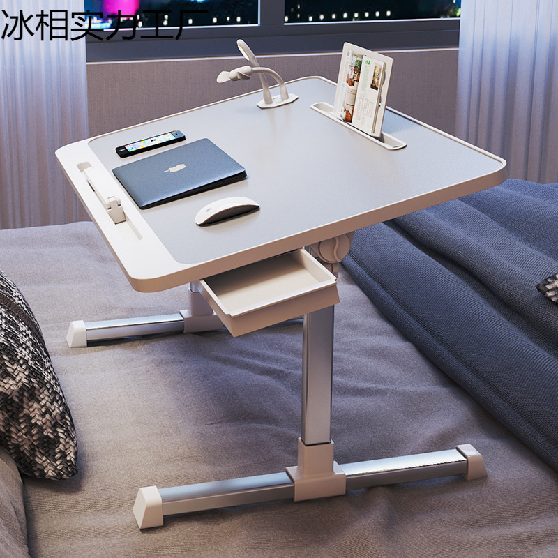 Foldable Adjustable Bed Table for Home Use, Simple Study Desk for Bedroom, Computer Desk for Windowsill, Dormitory Student Desk