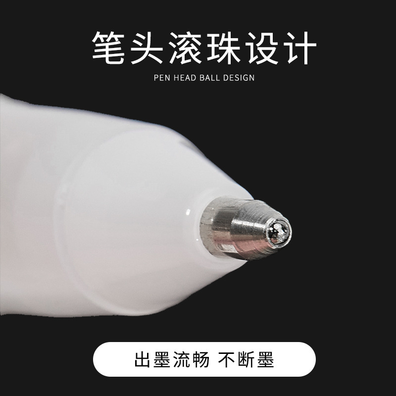 Resalte pluma blanco graffiti gancho pluma arte estudiante de dibujos animados pintura color aceite pluma diario pluma marcador pluma al por mayor