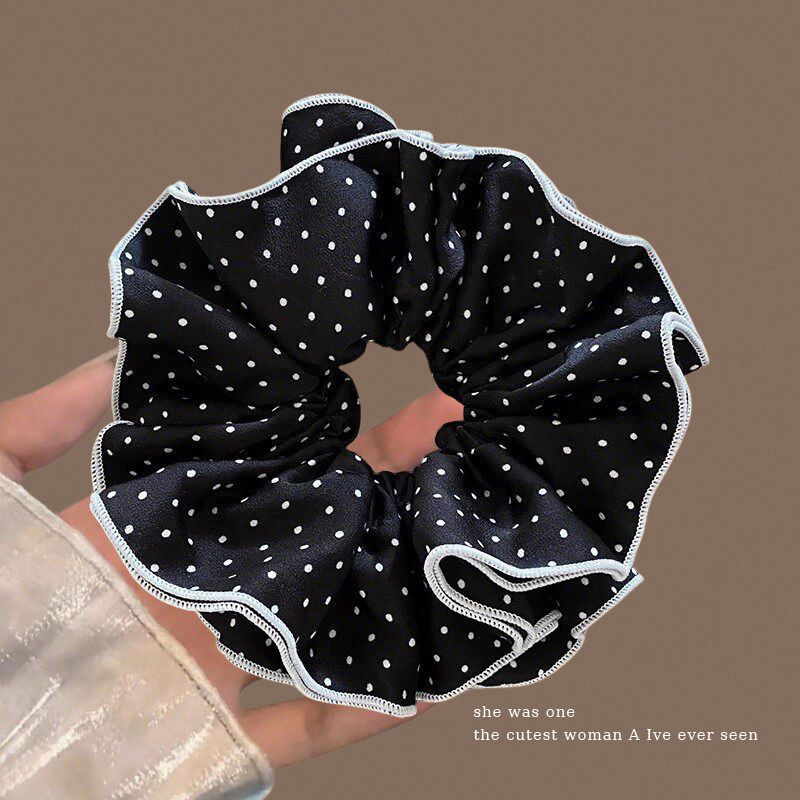 2# black polka dots about 17cm