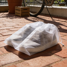 晒鞋防黄袋子无纺布小白鞋防灰尘晾鞋袋旅行鞋套罩鞋子抽绳收纳袋