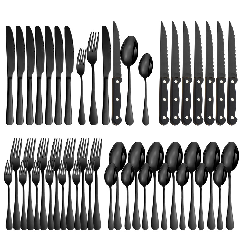 48 조각 세트 블랙