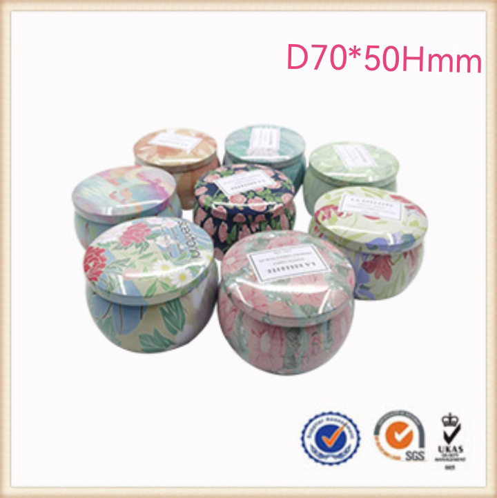 喜糖礼盒小铁盒大肚圆罐小号收纳便携茶叶罐铁盒子蜡烛罐花茶罐