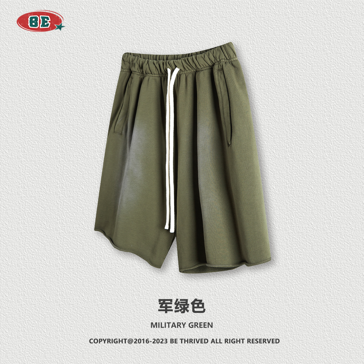 Personalizado | Pantalones cortos de mezclilla lavada degradada personalizados 2025 de 410G de alta densidad, pantalones de cinco puntos de marca de moda para hombre