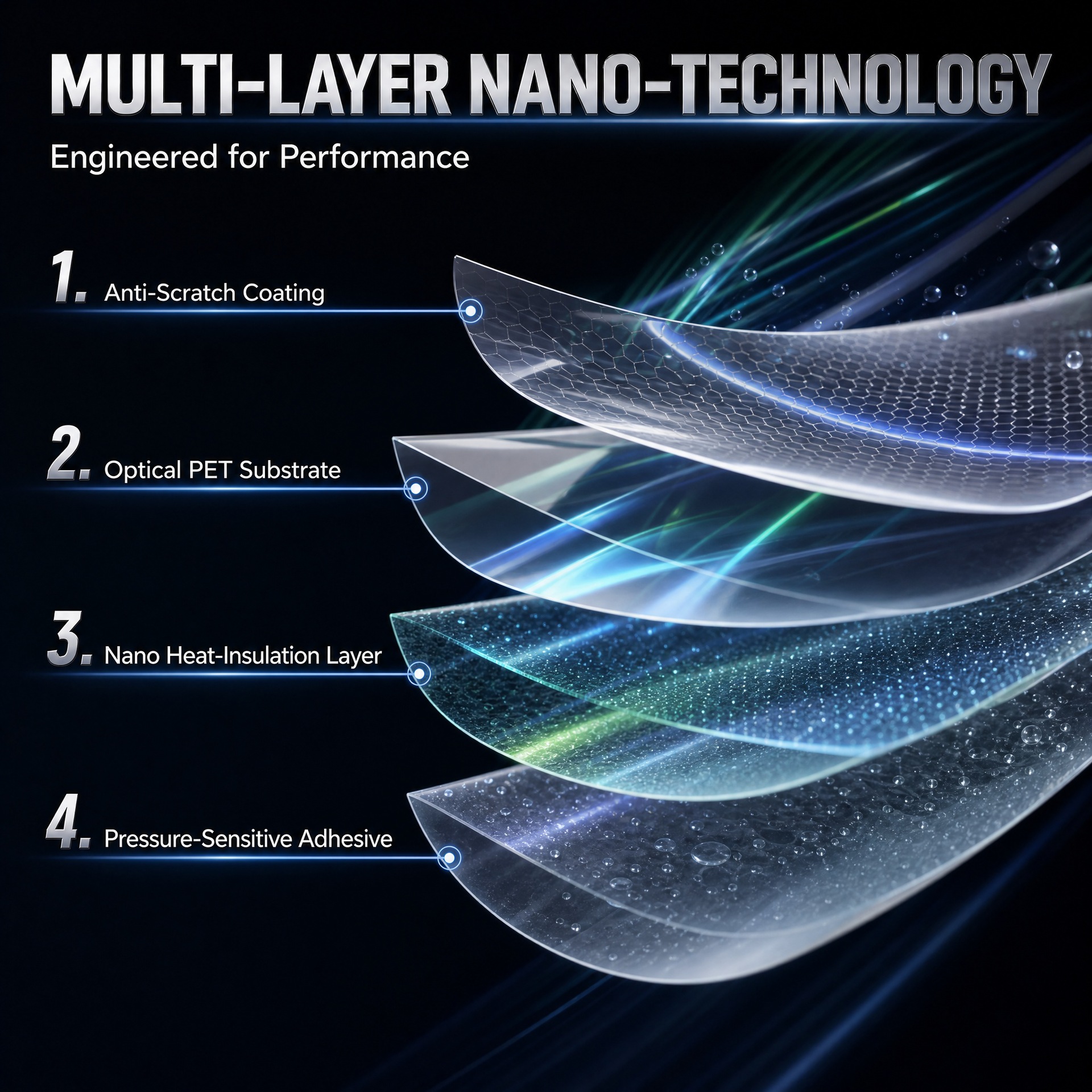 Source Factory Car Solar Film Nano Ceramic Film High Heat Insulation 99% Sun Protection Car Window Glass Film Wholesale