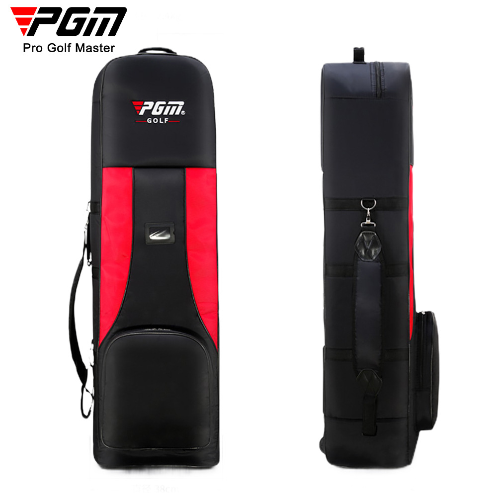 Túi đựng gậy golf PGM hai lớp dày có ròng rọc, kích thước 38x24x130 cm — HKB001 màu đen, HKB001 đen cam, HKB001 đen đỏ, HKB001 Đen xanh lam