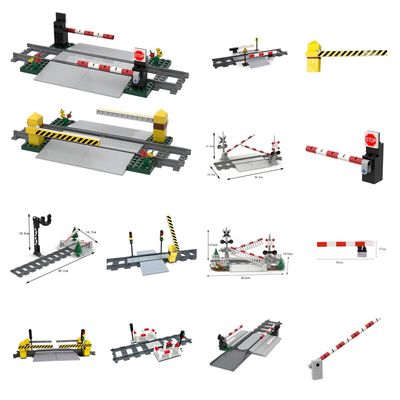 Yutong Building Blocks MOC Building Blocks Parts Pack Urban Rail Train Railing Aisle Guardrail Parking Rod Fence Yutong Building Blocks MOC Building Blocks Parts Pack Urban Rail Train Railing Aisle Guardrail Parking Rod Fence
