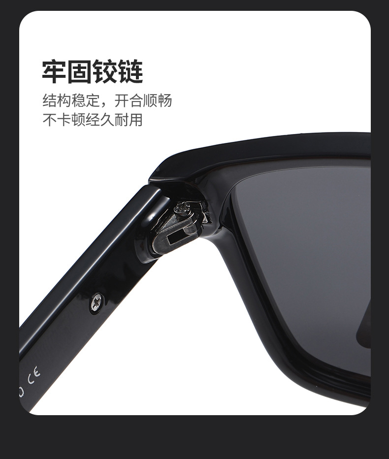 Neue Sonnenbrillen Herrenmodell Vintage Universalstil polarisierte Sonnenbrillen Premium-Look Outdoor Angeln Radfahren Eckige Sonnenbrillen