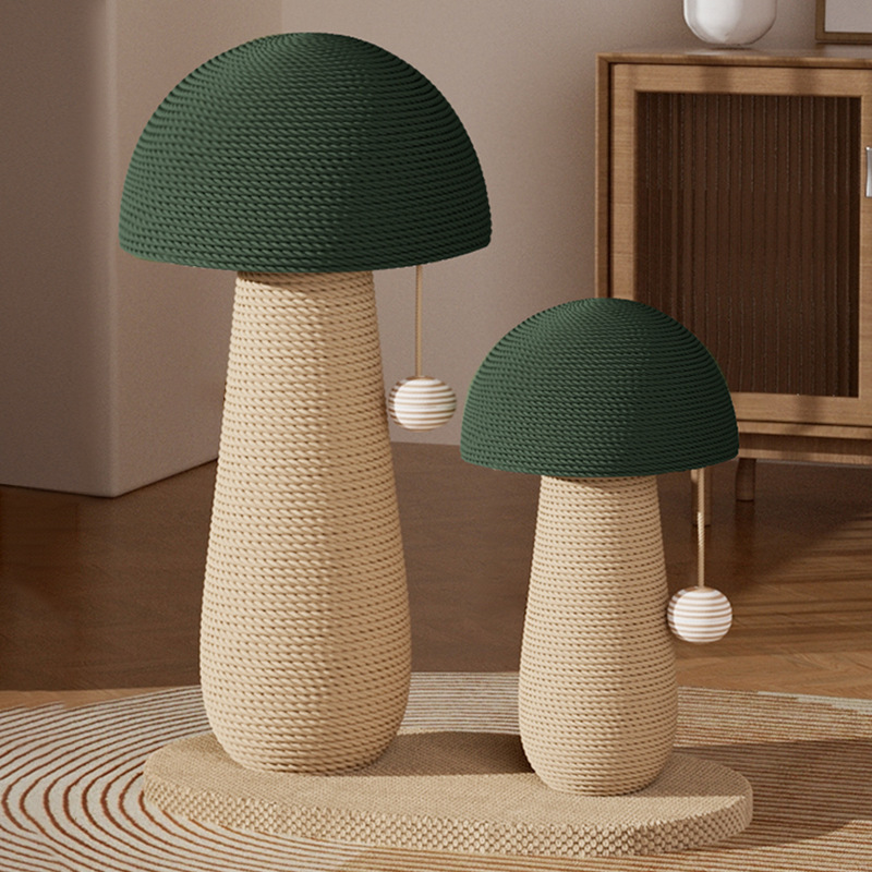 ✅ Sisal Cat Scratching Post, Mushroom-Shaped Cat Scratching Board, Durable and Non-Shedding, Vertical Cat Claw Board, Sisal Rope for Scratching and Entertaining Cats