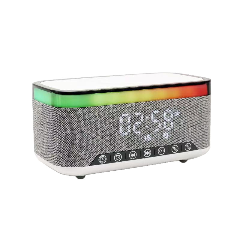 Sonido transfronterizo explosivo bluetooth luz de color carga inalámbrica 3 en 1 subwoofer creativo de alto valor de visualización digital de color brillante
