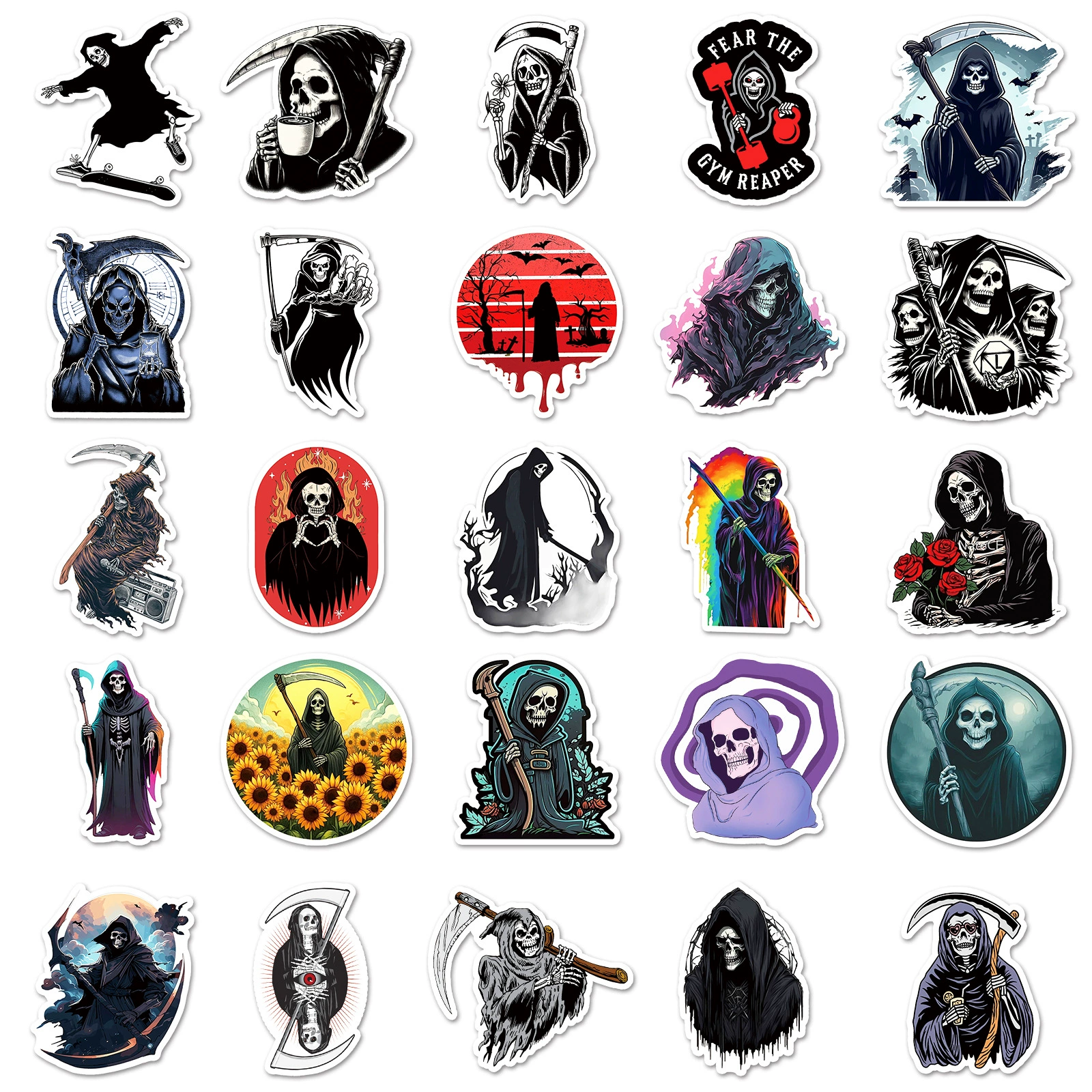 Наклейка водостойкий чемодан кошелёк хэллоуин