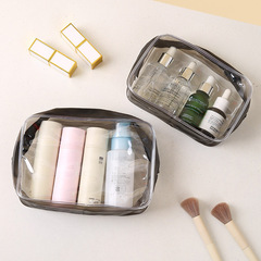 PVC laundry bag travel laundry storage thickened 20 silk frosted toiletry storage bag portable large-capacity cosmetic bag