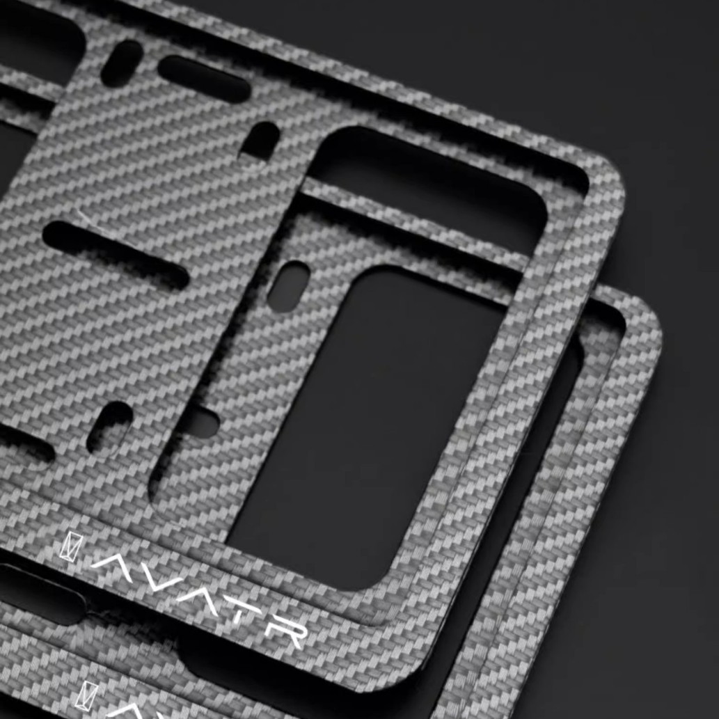 Avita 11/12 Car License Plate Frame New Energy Green License Plate Car License Plate Frame License Plate Protection Frame Cover
