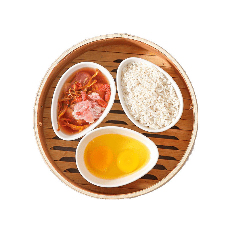 蒸し肉家庭用ボウル電子レンジゆで卵卵蒸し蒸し耐水蒸し煮込み蓋付きセラミック蒸し野菜蒸し卵ボウル卵メーカー|undefined