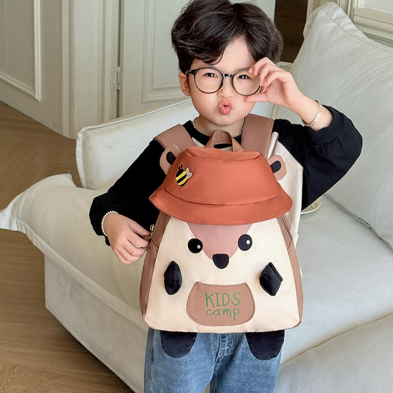 2025 nueva mochila infantil caricatura adorable ardilla mochila para niños y niñas jardín de infantes mochila de escolares