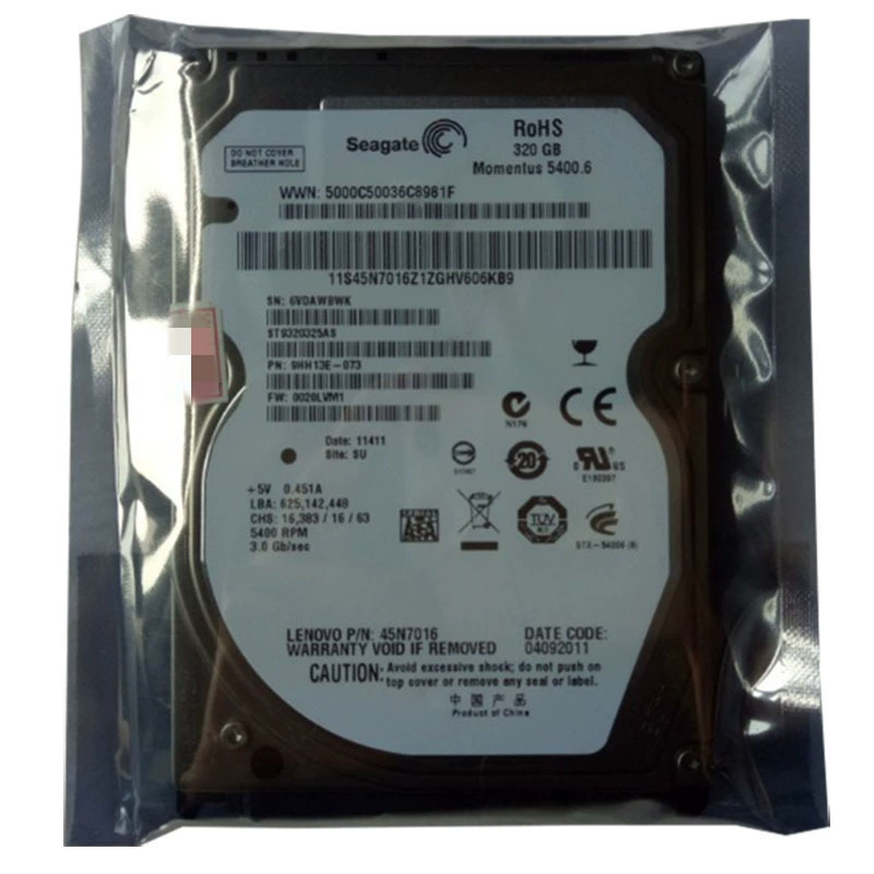 Подходящий для ноутбука жесткий диск HDD Seagate 2,5-дюйма SATA серийный порт 320Г 3Т 5Т notebook