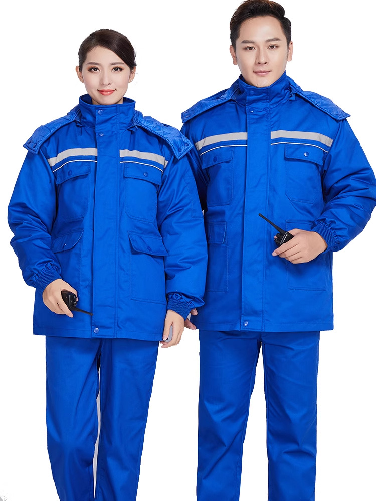 invierno antiestático ropa de trabajo chaqueta de algodón estación de servicio de petróleo y petroquímico ropa de algodón construcción de gas explosión ropa de algodón química