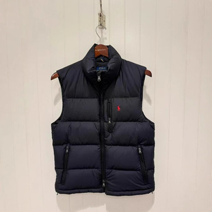 [Cross-border Exclusive] High Version RL Anti-splashing Light Down Vest for Men and Women Lovers Jacket