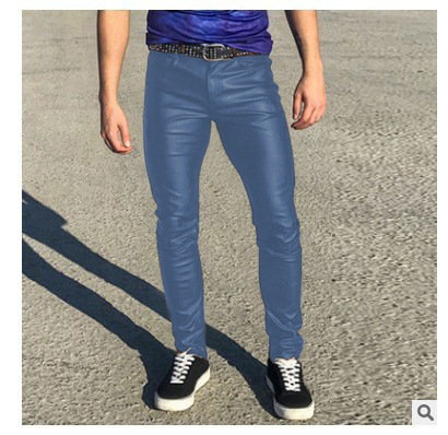 2024 Pantaloni in pelle punk per abbigliamento da prestazione casual in PU nuovo colore primavera 2024_voghion.com