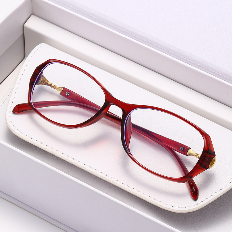 Gafas de lectura con filtro de luz azul, modernas, ultraligeras, elegantes, de aspecto juvenil, fotocromáticas, sin prescripción, transfronterizas, de visión única para personas mayores.