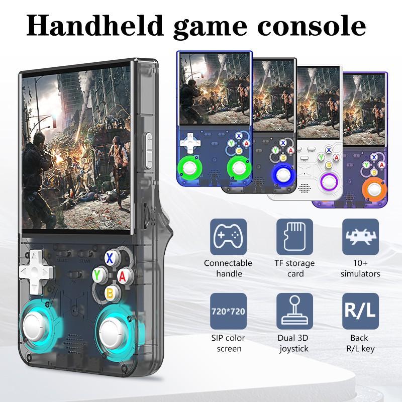Cross-Border New R36 Ultra Open Source Handheld Game Console 4.0 High-Definition Screen Portable Retro Handheld Nostalgic Arcade