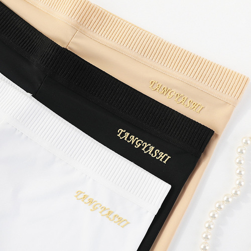 Safety pants ice silk breathable seamless boxer briefs for women high waist cotton crotch plus fat extra large size shorts
