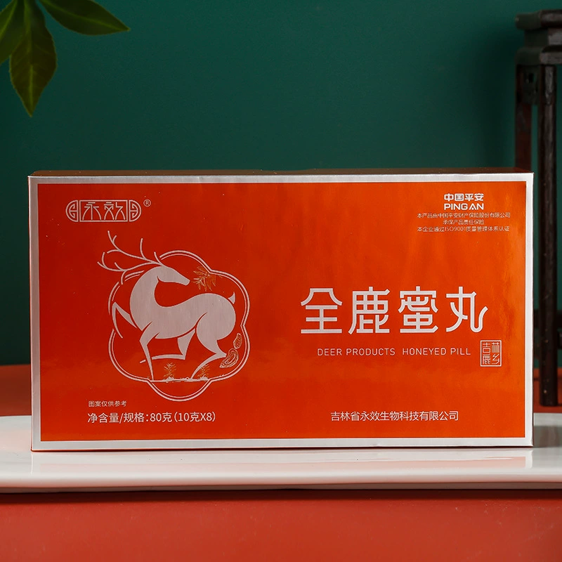 Yongxing Quanlu медовая таблетка 80 г Jilin Shuangyang Deer Whip