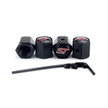 供应黑色防盗气门嘴帽 汽车轮胎防盗ST气门嘴帽盖 多车型logo批发