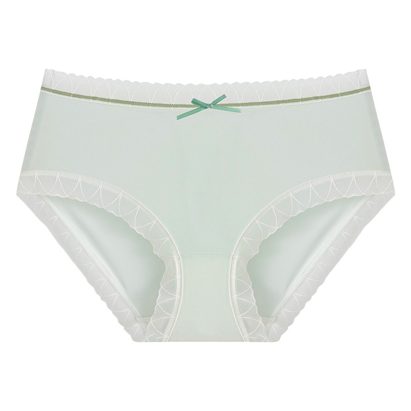 Seda de hielo algodón sin costura entrepierna sexy más tamaño máscara delgada niñas verano arco sin costura ropa interior encaje