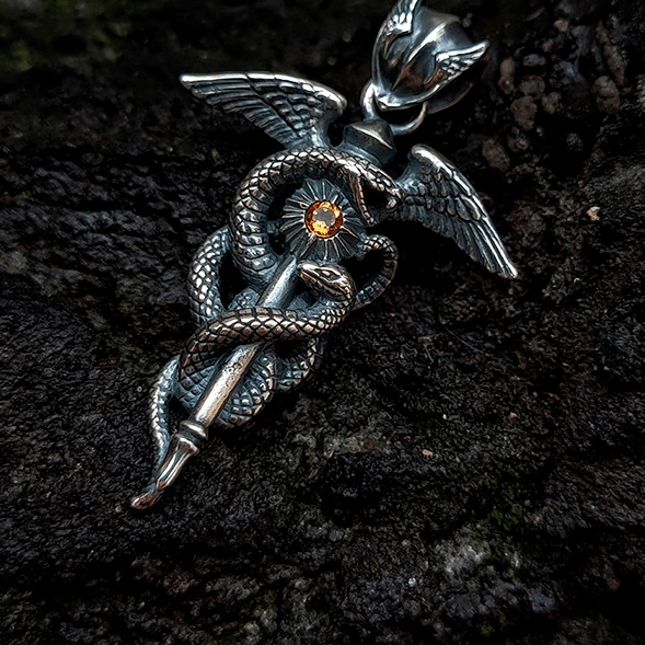Hermes Merchant Scepter Pendant