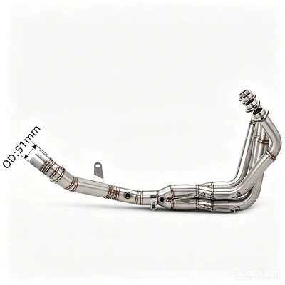 Z900 Exhaust Pipe Modified Front: Motorcycle exhaust pipe
