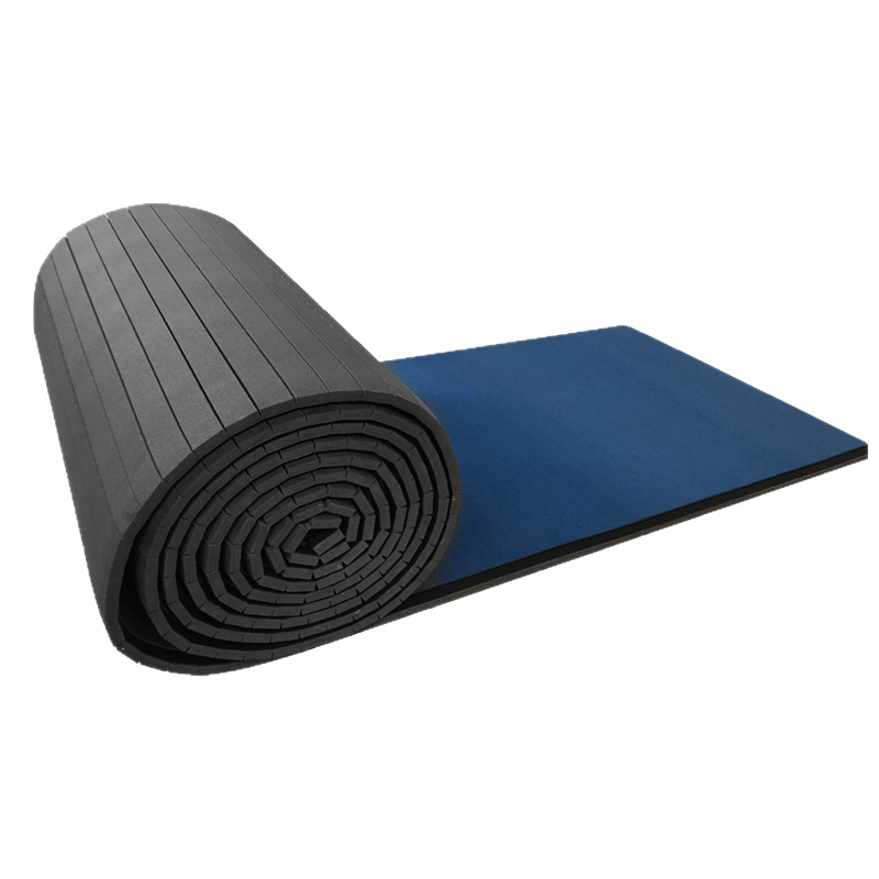 Taekwondo lucha contra rollo estera venta al por mayor de artes marciales sala de boxeo estera de piso de protección Sanda lucha de Judo deportes roll mat