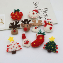ウールフェルトクリスマスペンダント雪だるま花人形クリスマスツリーペンダントクリスマス装飾品祝日装飾ペンダント