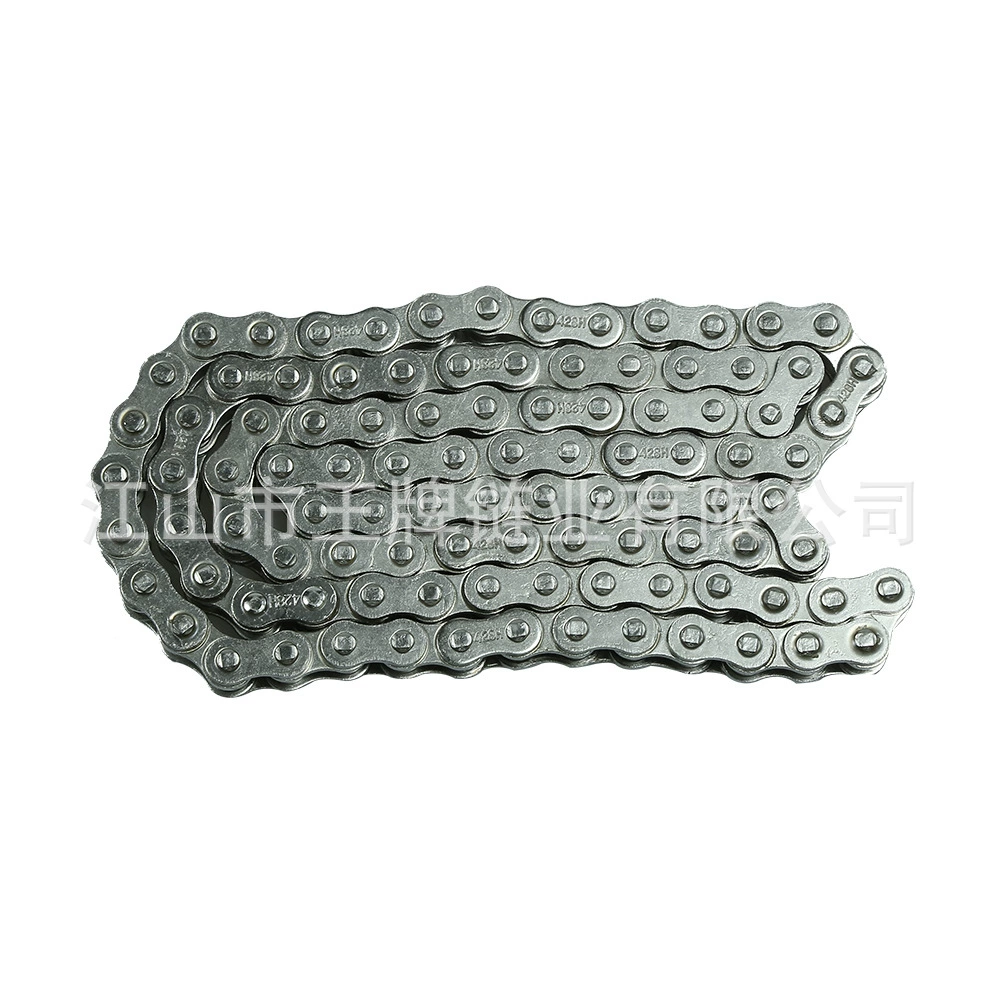 Волосы Гуанчжоу утолщенная широкая талия 428H/08BH внутренние и внешние части натурального цвета мотоциклетные/гоночные прецизионные роликовые цепи производители прямые