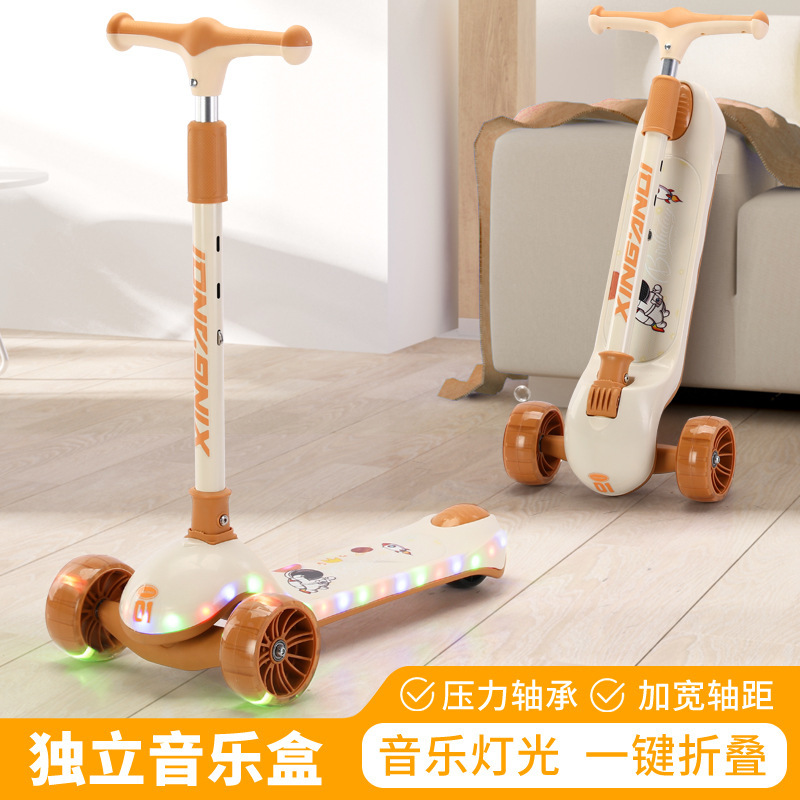 Scooter Children 3-6-8-12 Years Old Scooter Foldable Large Scooter Large Scooter Scooter for Boys and Girls