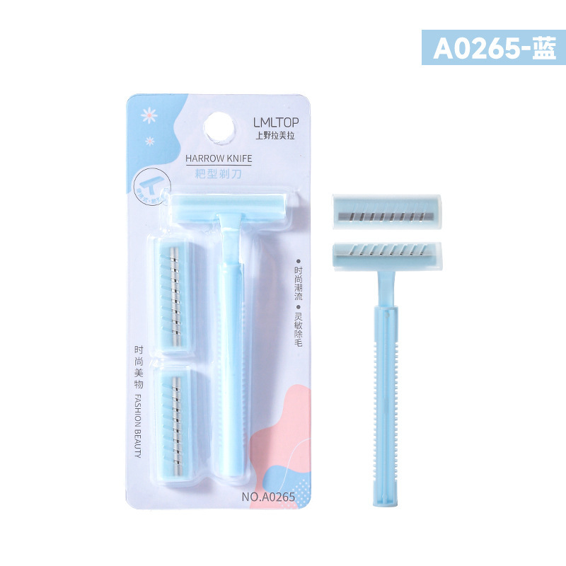 LMLTOP Paquete de 4 Cuchillas para Depilación, Cuchilla para Vello de Axilas, Cuchilla de Afeitar para Depilar Vello de Axilas y Piernas, Dispositivo de Depilación, Cuchilla para Vello de Axilas A0906