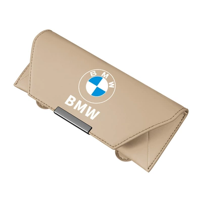 Case Clip Interior Non-Destructive Installation, Car Glasses Clip/Bill Clip - beige