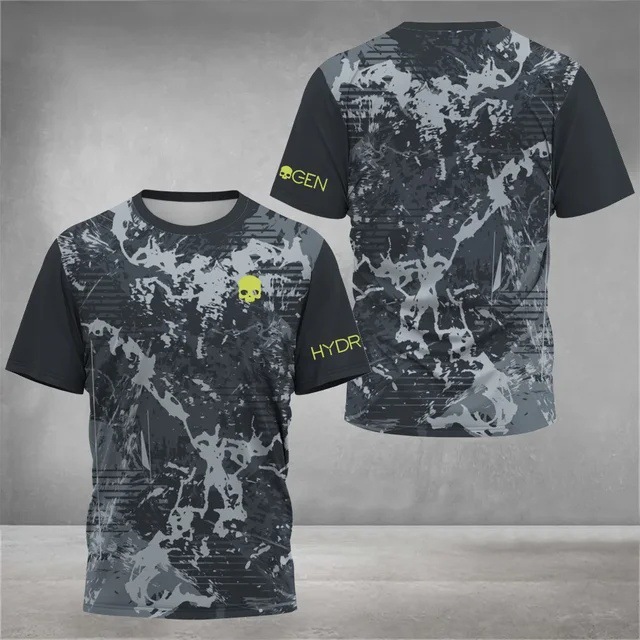 2025 venta caliente moda 3D impresión digital para hombres deportes deportes suelta transpirable manga corta cuello redondo camiseta en stock