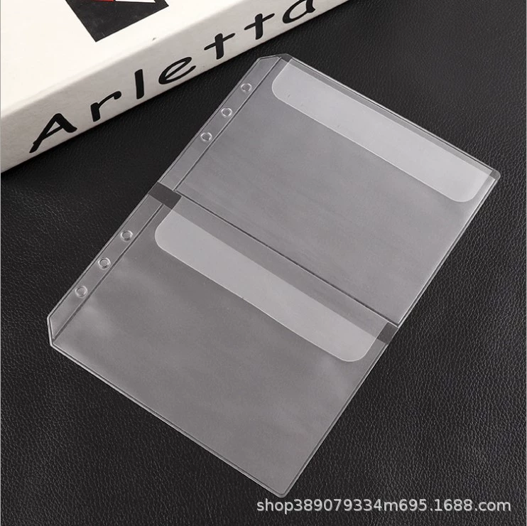 Laptop, book for business cards, storage bag PVC with zipper, 5A, 6b, tear-off sheet