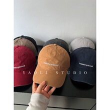 YaOLI加大帽围~美式复古this刺绣棒球帽子女户外遮阳水洗鸭舌帽男