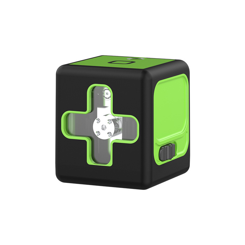 Boqian portátil mini láser Nivel de infrarrojos Luz Verde 2-Línea proyector de alta precisión nivelación instrumento de luz fuerte