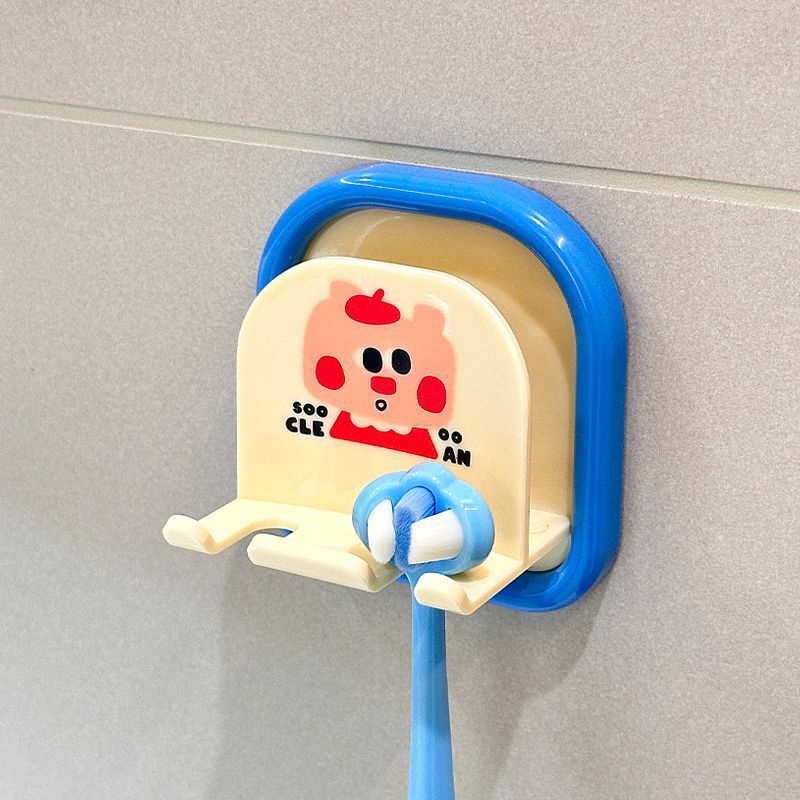 歯ブラシ収納ラック壁掛けパンチフリー浴室子供用電動歯ブラシ収納ラック浴室壁掛けラック|undefined