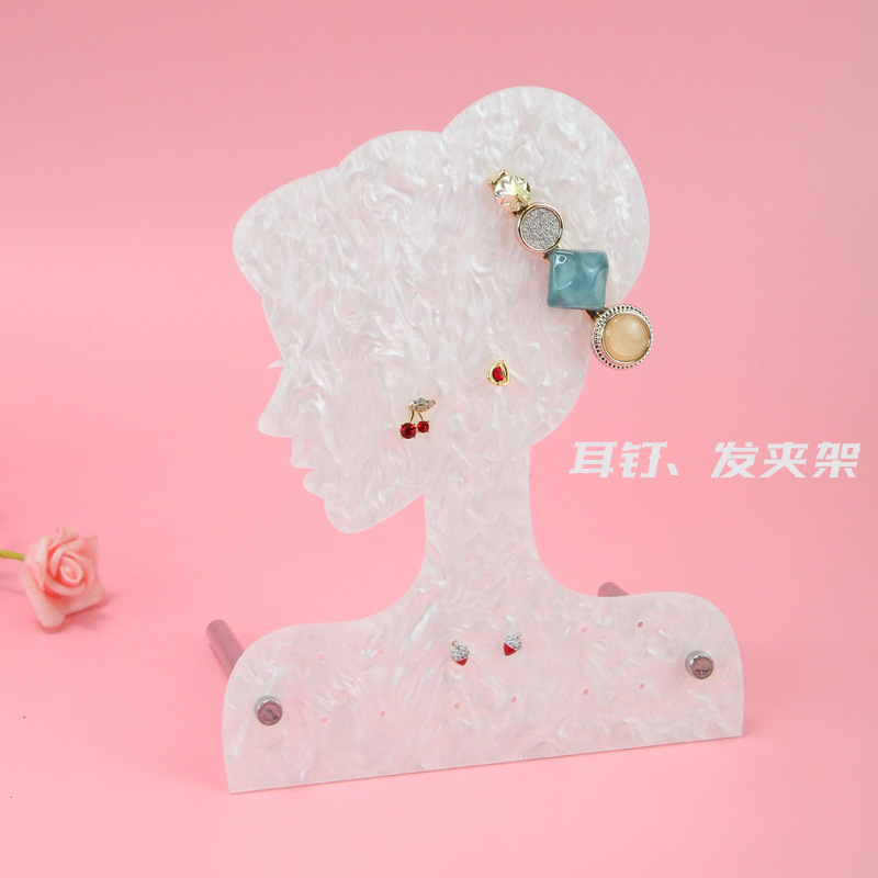 Jewelry counter display props hairpin earrings display stand jewelry stand jewelry display stand necklace stand neck membrane neck