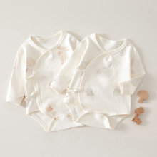 新生婴儿包屁衣春秋冬纯棉加厚睡衣内穿打底宝宝连体长袖三角哈衣