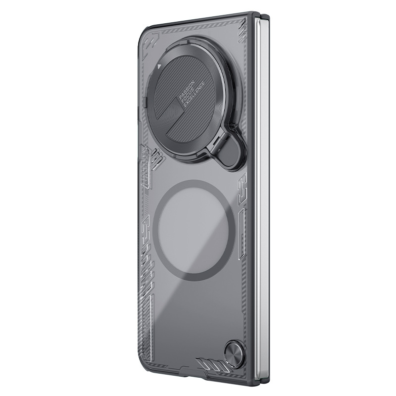 NILLKIN es adecuado para la funda del teléfono plegable OPPO FIND N5, funda protectora transparente con soporte para la lente plegable.